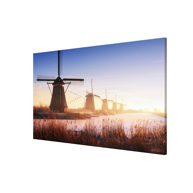 Cuadros ciudades Windmills Of Kinderdijk