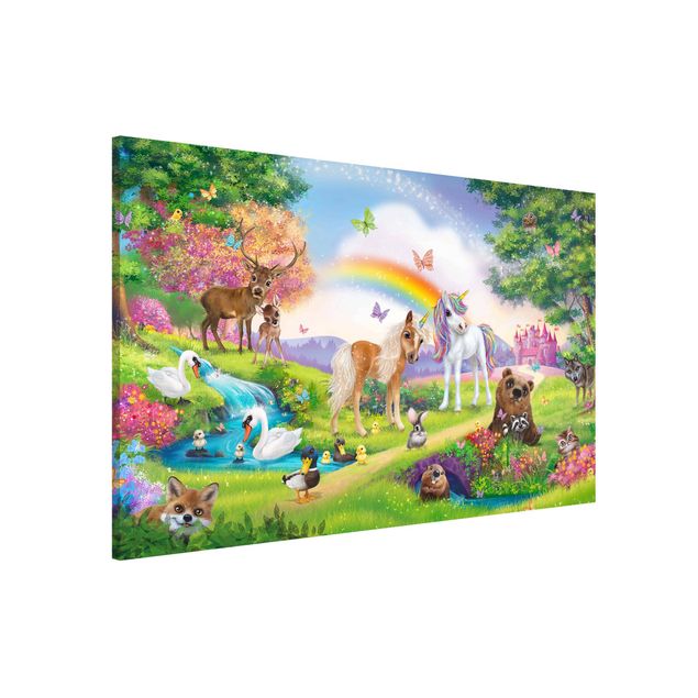Decoración habitación infantil Animal Club International - Magical Forest With Unicorn