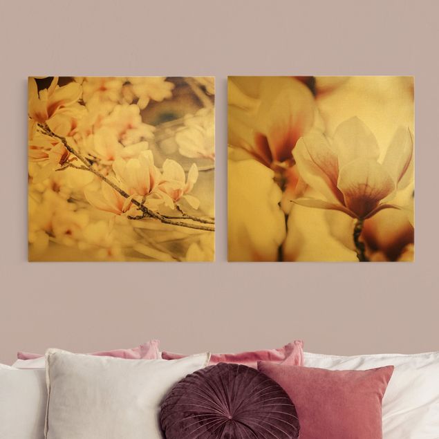Cuadros de Monika Strigel Magnolia Flower Set