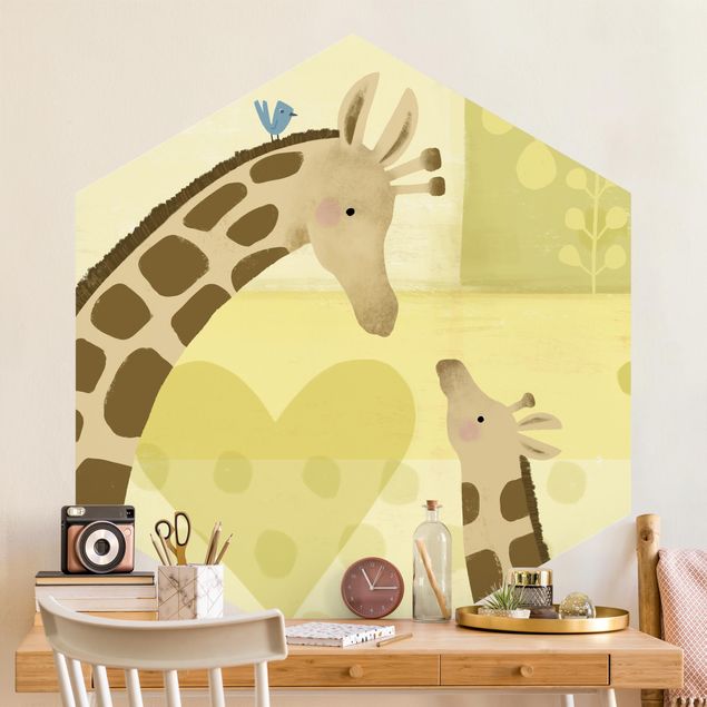 Decoración infantil pared Mum And I - Giraffes