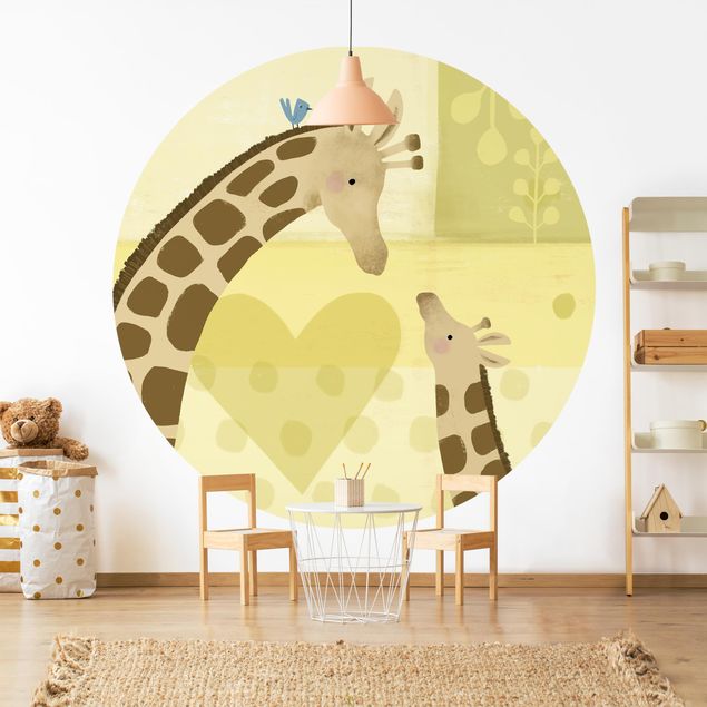 Papel pintado jirafas Mum And I - Giraffes