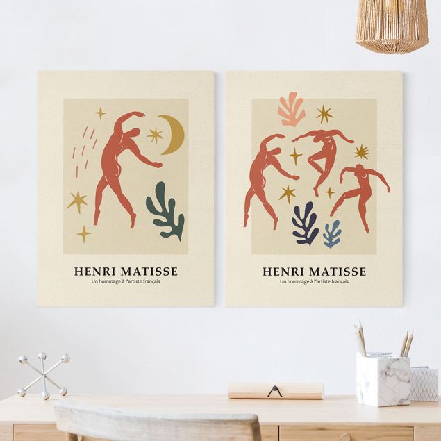 Lienzos abstractos Matisse Homage - Dances