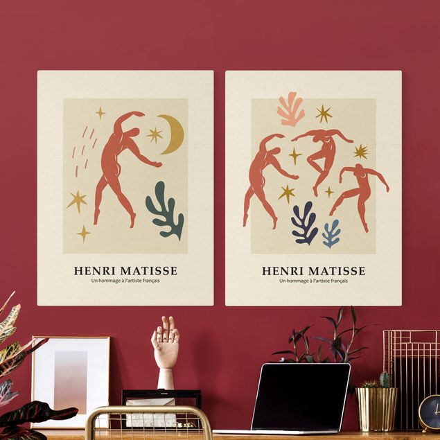 Cuadros multicolor Matisse Homage - Dances
