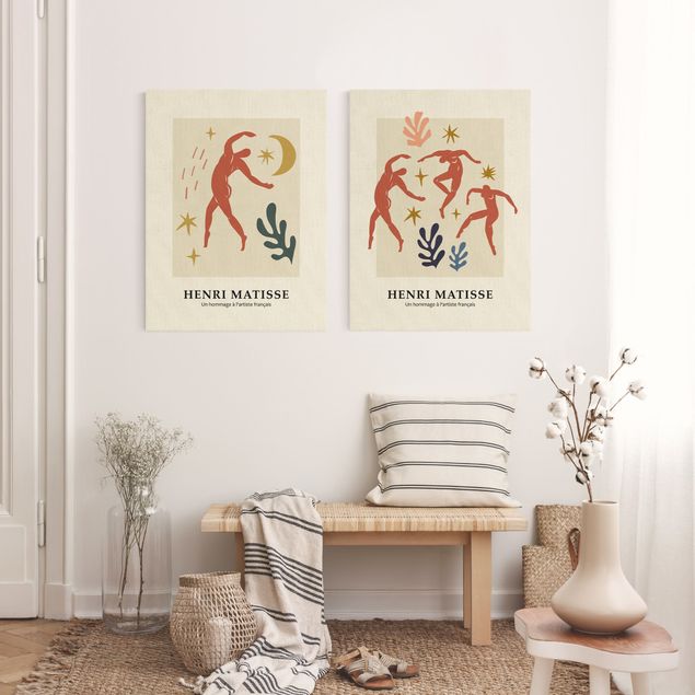 Cuadros retratos Matisse Homage - Dances