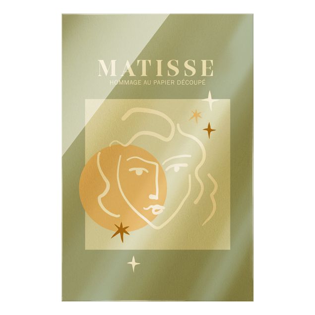 Cuadros Matisse Interpretation - Face And Stars