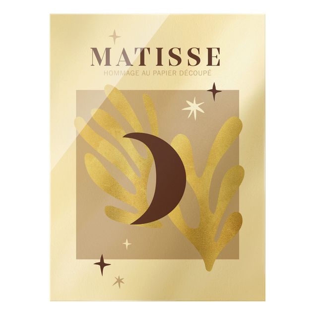 Tableros magnéticos de vidrio Matisse Interpretation - Moon And Stars