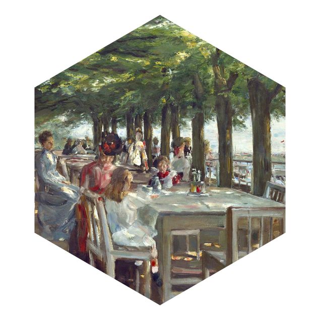 Papel pintado paisajes Max Liebermann - The Restaurant Terrace Jacob