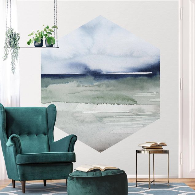 Papel pintado salón moderno Ocean Waves I