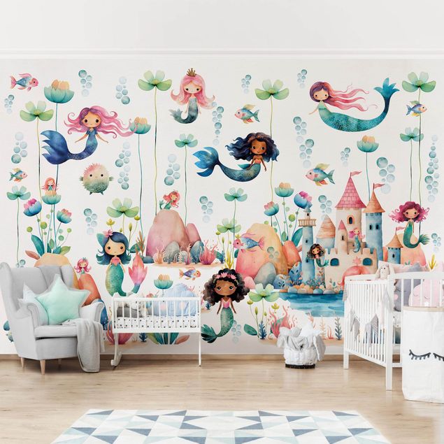 Decoración habitación infantil Mermaid Wonder World