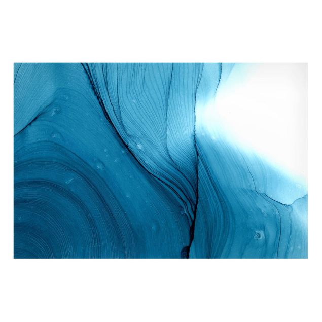 Cuadros abstractos modernos Mottled Blue