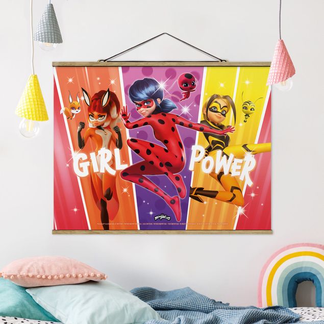 Decoración habitación infantil Miraculous Rainbow Girl Power