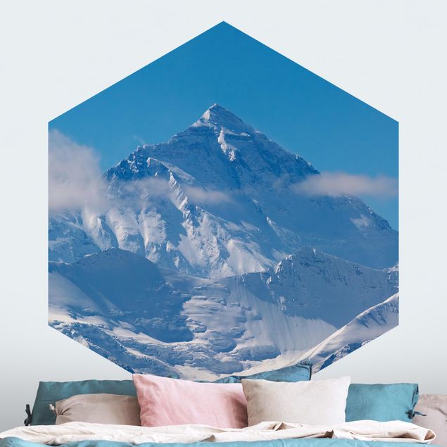 Papel pintado montañas infantil Mount Everest