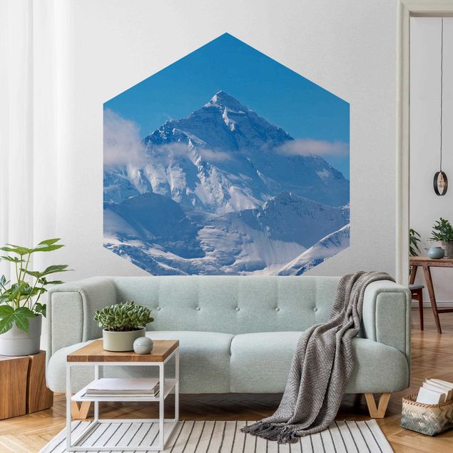 Papel pintado de nubes Mount Everest