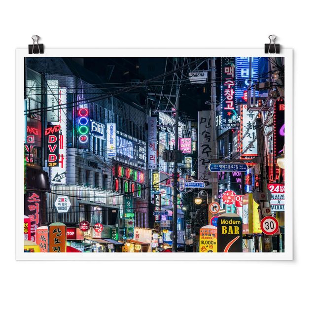 Cuadros de ciudades Nightlife Of Seoul
