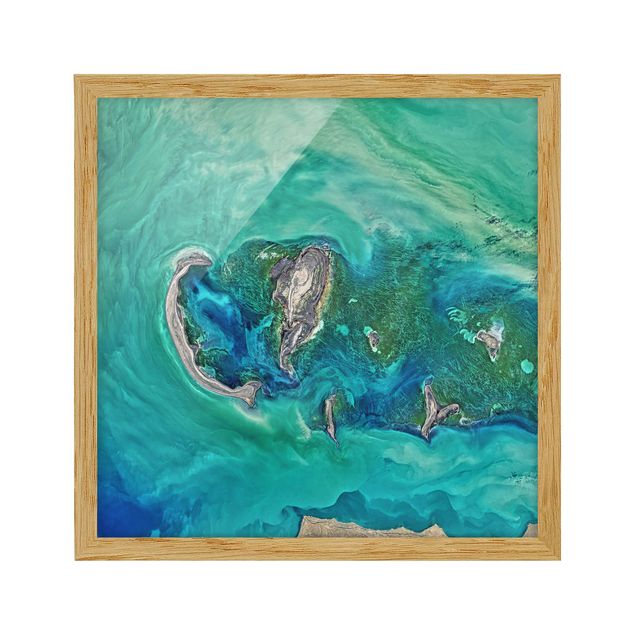 Cuadros con mar NASA Picture Caspian Sea