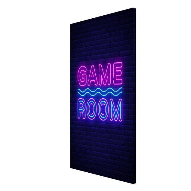 Cuadros modernos y elegantes Neon Text Game Room