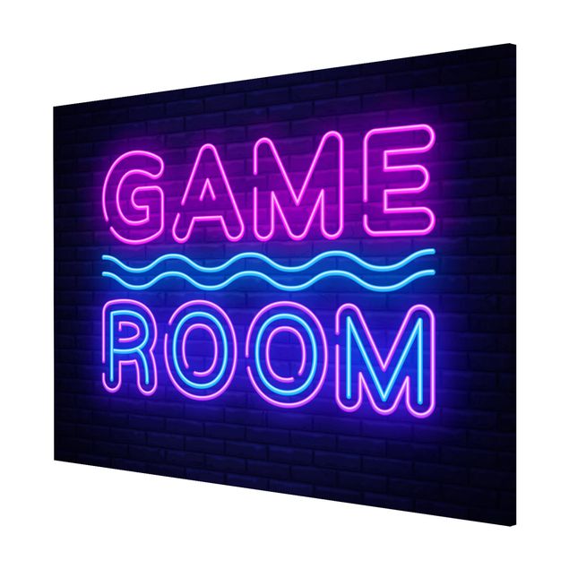 Cuadros modernos y elegantes Neon Text Game Room