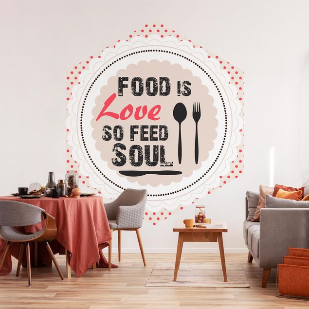 Papel pintado moderno No.KA27 Food Is Love