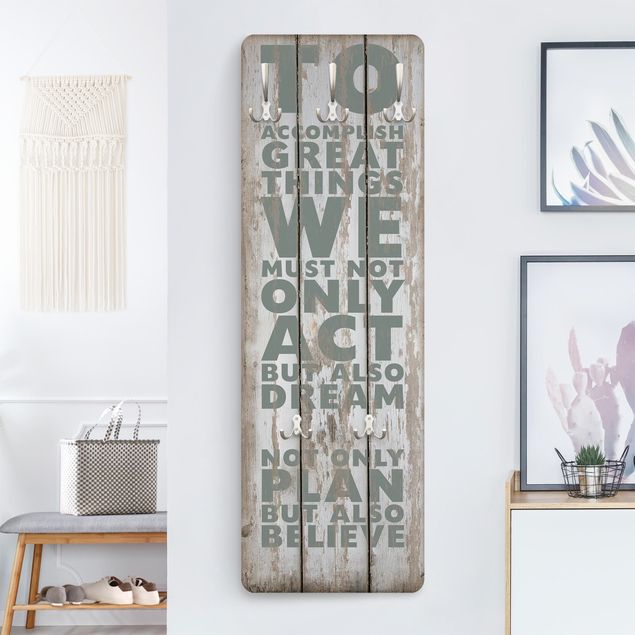 Percheros de pared con frases No.Rs179 Great Things