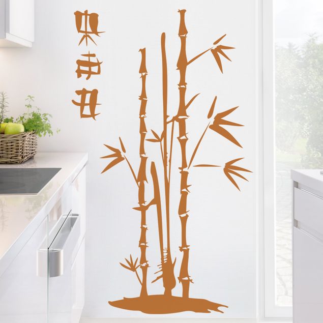 Bambú vinilos decorativos No.SF681 bamboo