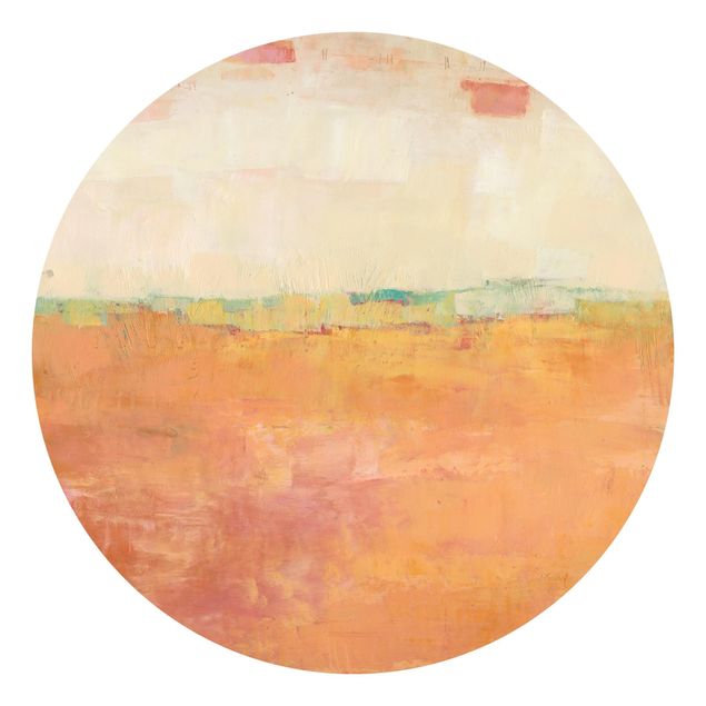 Papel pintado tonos naranjas Oasis In The Desert