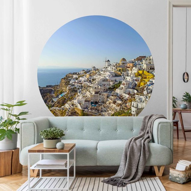 Papel pintado paisajes Oia On Santorini