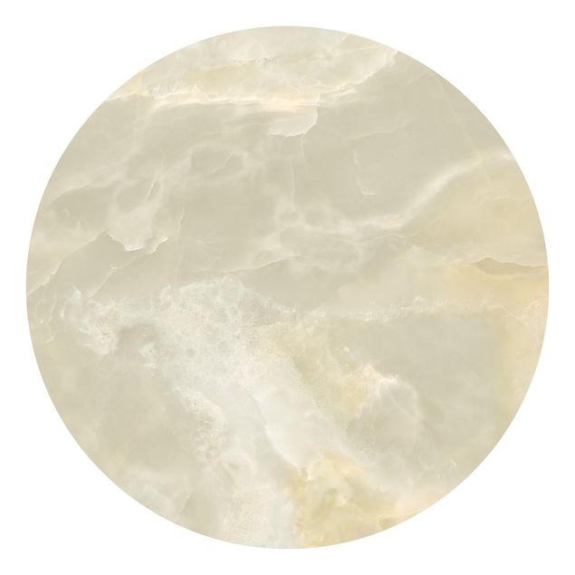 Papel pintado con patrones Onyx Marble Cream