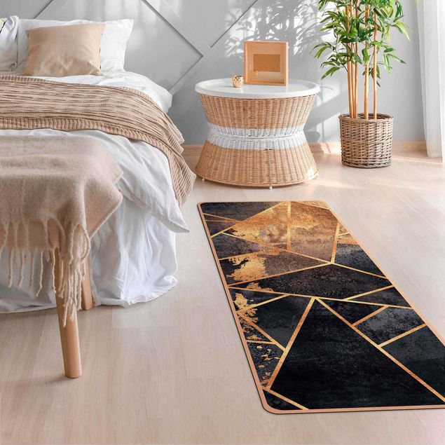 Alfombras modernas abstractas Onyx With Gold