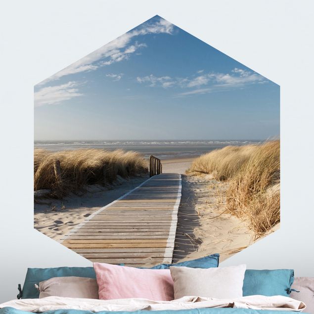 Papel pintado dunas Baltic Sea Beach