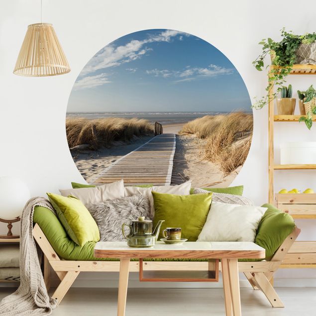 Papel pintado dunas Baltic Sea Beach