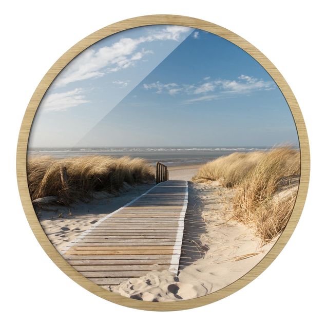 Pósters enmarcados de playas Baltic Sea Beach