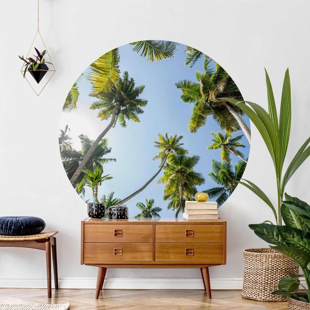 Papel pintado moderno Palm Tree Canopy