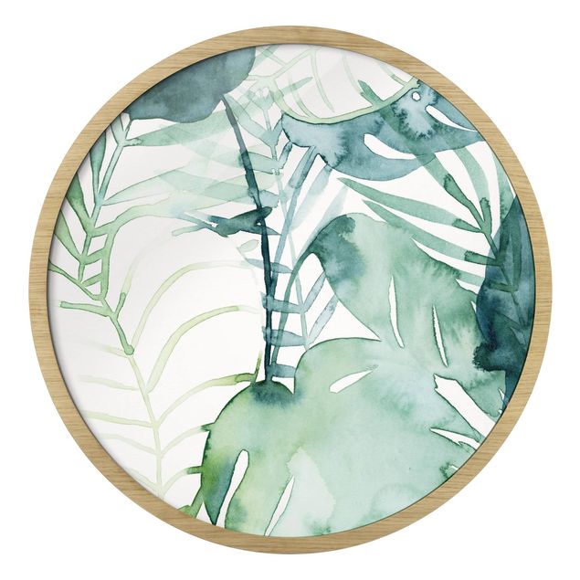 Cuadros Palm Fronds In Watercolour II