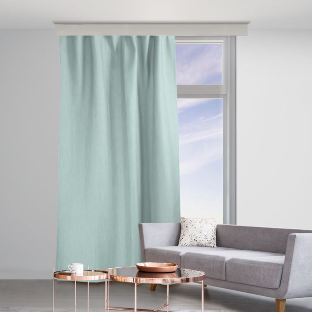 cortinas para sala modernas Pastel Mint Green