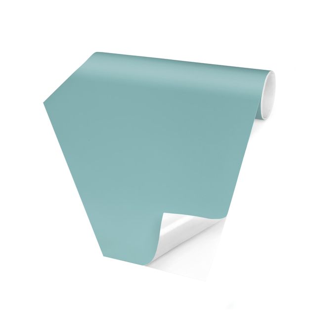 Papel pared verde Pastel Turquoise