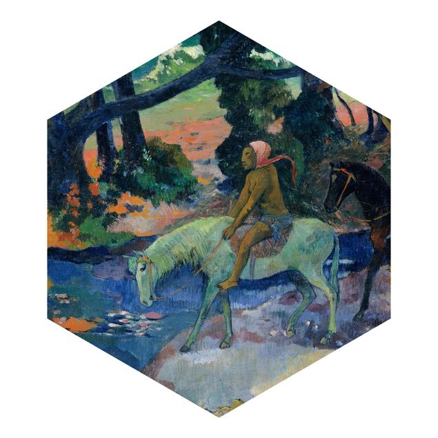 Papel pintado moderno Paul Gauguin - Flight