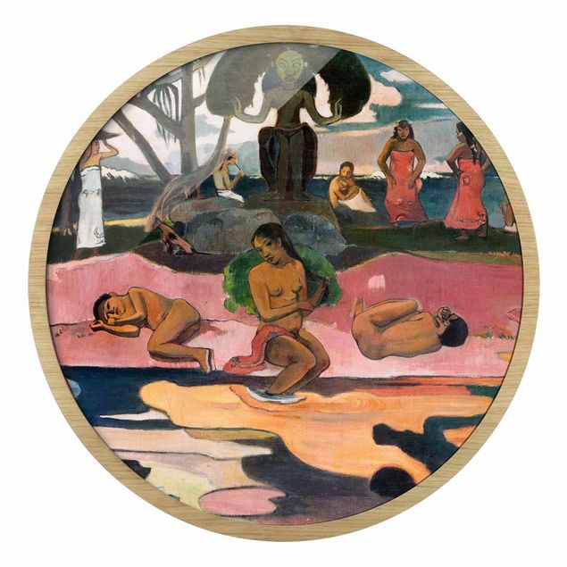 Cuadros paisajes Paul Gauguin - Day of the God