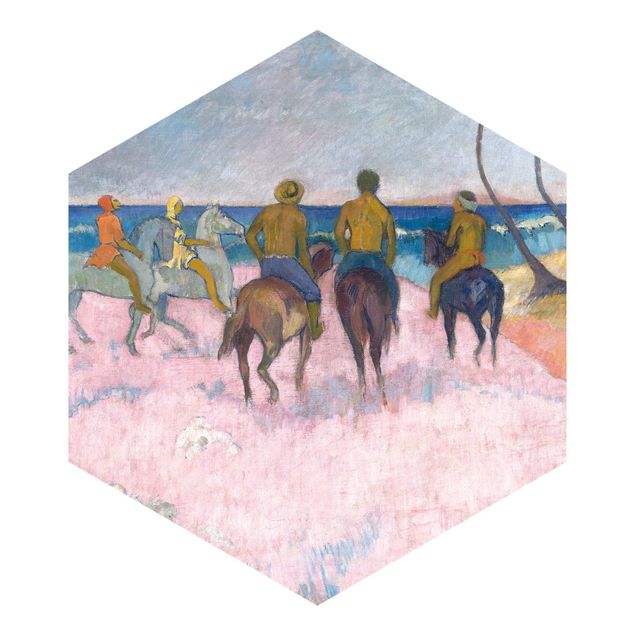 Papeles pintados modernos Paul Gauguin - Riders On The Beach