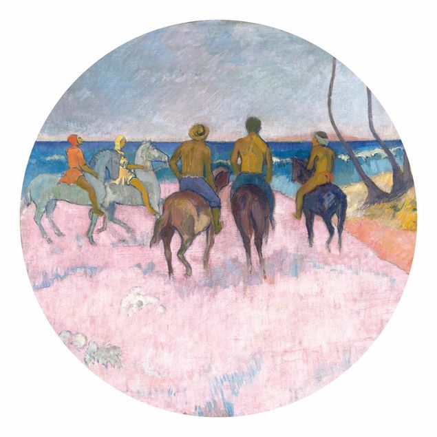 Cuadros famosos Paul Gauguin - Riders On The Beach