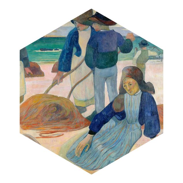 Papel pintado hexagonal Paul Gauguin - Tang Collectors