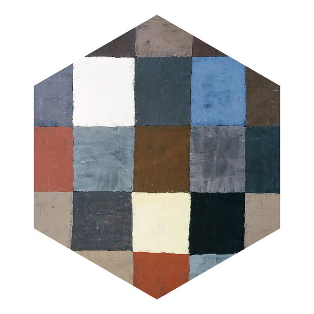 Papel pintado hexagonal Paul Klee - Colour Chart