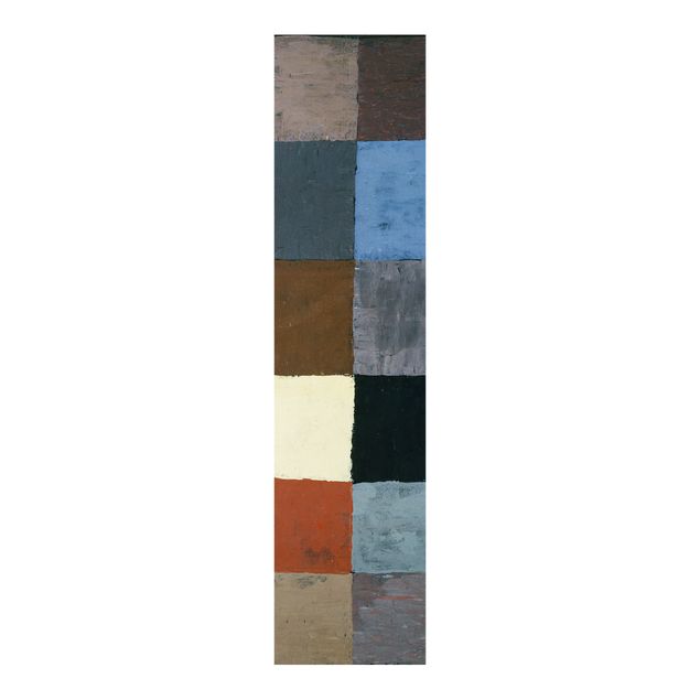 Láminas cuadros famosos Paul Klee - Color Chart (on Gray)