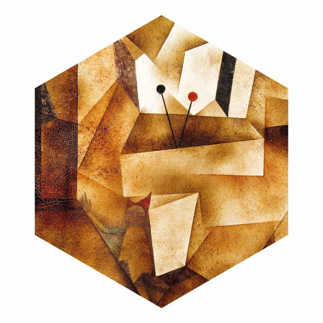 Papel pintado marrón Paul Klee - Timpani Organ