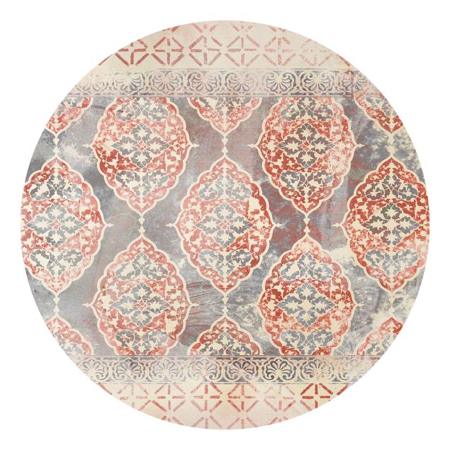 Papel pintado moderno Persian Vintage Pattern In Indigo III