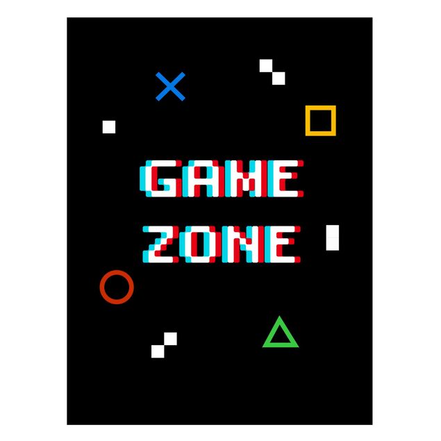 Cuadros con frases motivadoras Pixel Text Game Zone