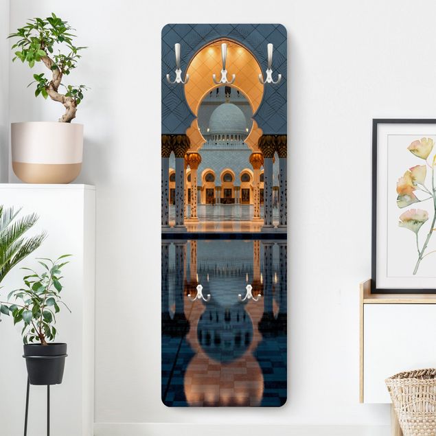 Percheros de pared de arquitectura y skyline Reflections In The Mosque