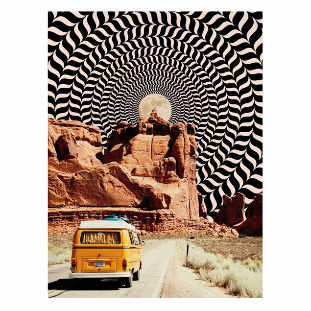 Cuadros decorativos Retro Collage - The Best Road Trip II