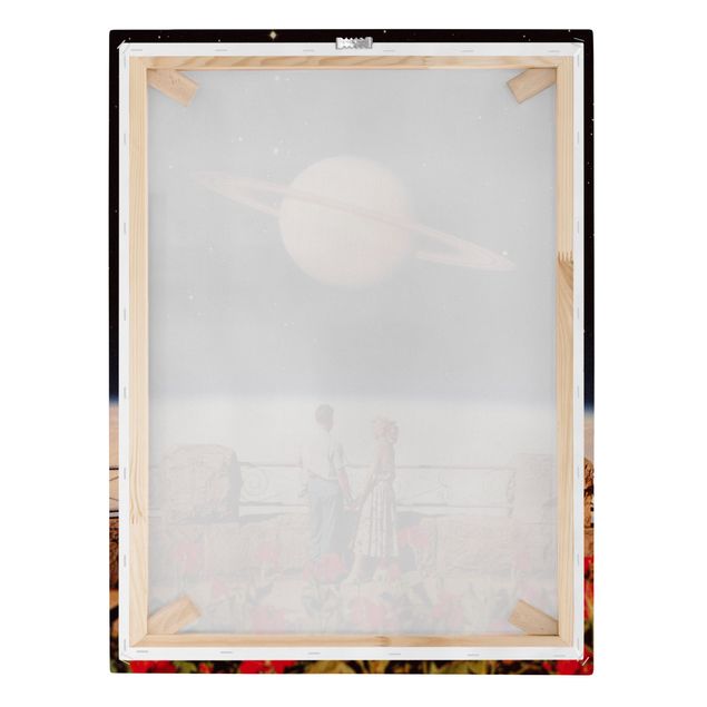 Lienzos decorativos Retro Collage - Love In Space