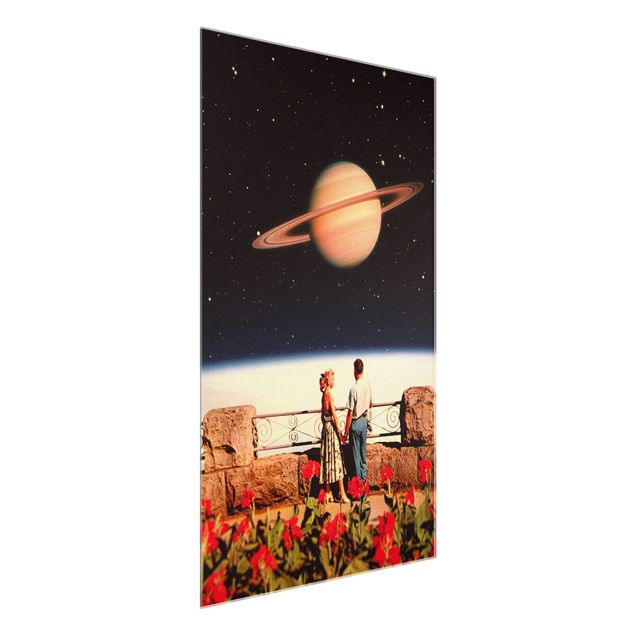 Cuadros plantas Retro Collage - Love In Space