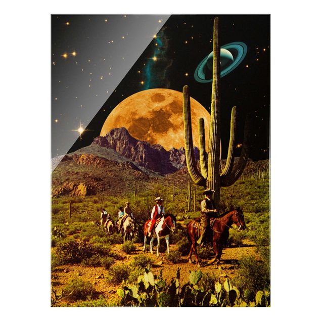 Cuadros paisajes naturaleza Retro Collage - Space Cowboys